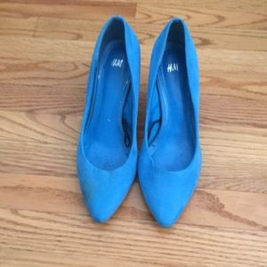 H&M Blue Heels